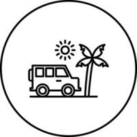 Desert Safari Vector Icon