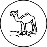 Camel Vector Icon