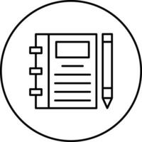 Notebook Vector Icon