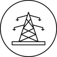 Electric Tower Vector Icon