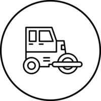 Road Roller Vector Icon