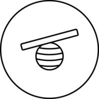 Balance Ball Vector Icon