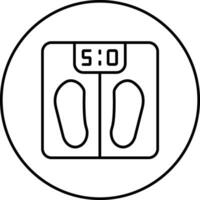 Weight Machine Vector Icon