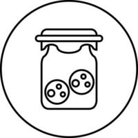 Cookie Jar Vector Icon