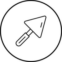 Plastering Trowel Vector Icon