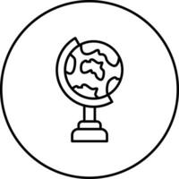 Globe Stand Vector Icon