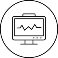 Heart Monitoring Vector Icon