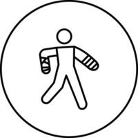 Broken Arm Vector Icon