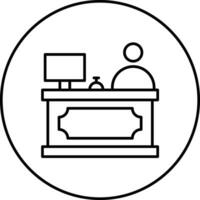 Reception Vector Icon