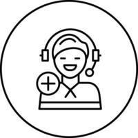 Medical Service on Call Vector Icon