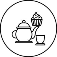 Afternoon Tea Vector Icon