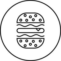 Burger Sandwich Vector Icon