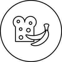 Banana Bread Vector Icon