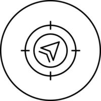 Current Location Vector Icon