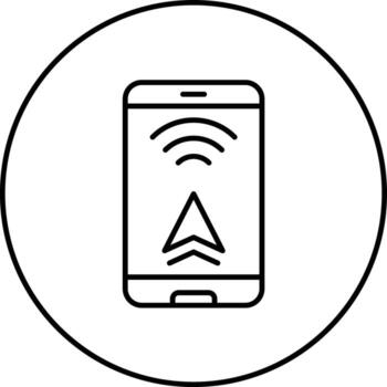 Navigation App Vector Icon