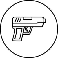 icono de vector de pistola