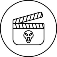 Horror Movie Vector Icon