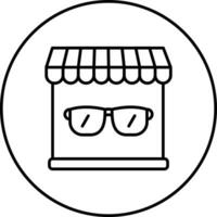 Optical Shop Vector Icon