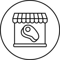 Butcher Shop Vector Icon