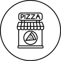 Pizza Shop Vector Icon