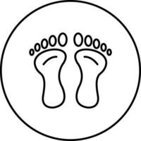 Footprint Vector Icon