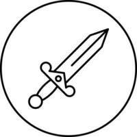 Dagger Vector Icon