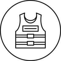 Bullet Proof Vest Vector Icon