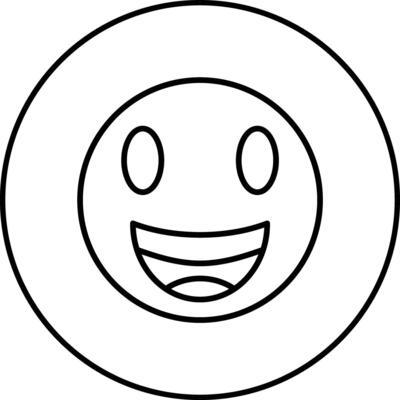 Beaming Face with Smiling Eyes Vector Icon