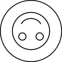 Upside Down Face Vector Icon