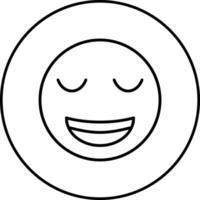 Grinning Face Vector Icon