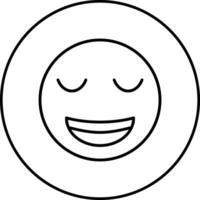 Grinning Face Vector Icon