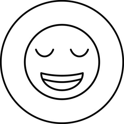 Grinning Face Vector Icon