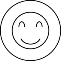 Smiling Face Vector Icon