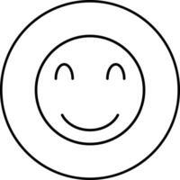 Smiling Face Vector Icon