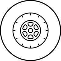 Tire Vector Icon