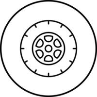 Tire Vector Icon