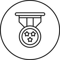 Bronze Medal Vector Icon