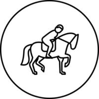 Equestrian Vector Icon