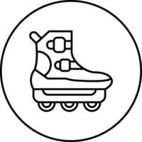 Roller Skating Vector Icon