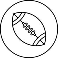 icono de vector de rugby