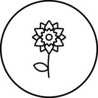 icono de vector de narciso