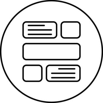 Website Layout Vector Icon