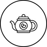 Tea Pot Vector Icon