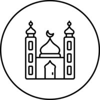 Small Mosque Vector Icon