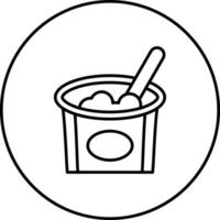 Yogurt Vector Icon