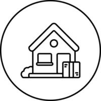 Door Delivery Vector Icon