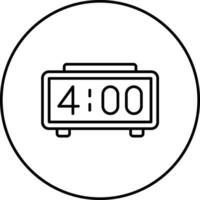 Digital Clock Vector Icon