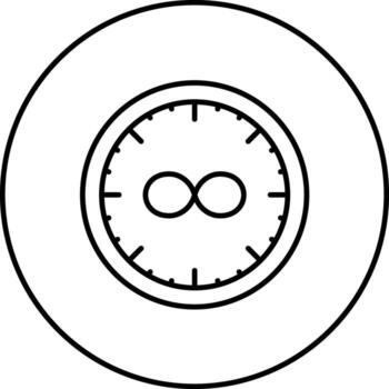 Time Loop Vector Icon