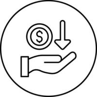 Receive Money Vector Icon