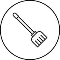 Broom Cleaning Vector Icon